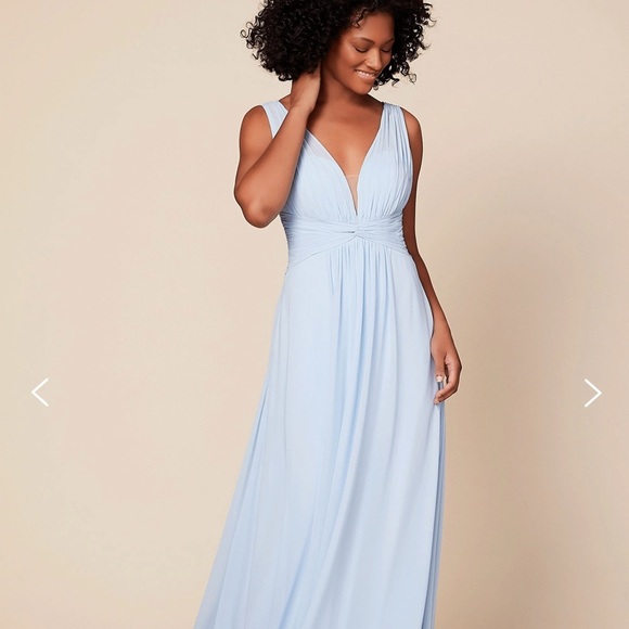 Dear Cleo Isabella Light Blue Bridesmaid Dress - Picture 1 of 5